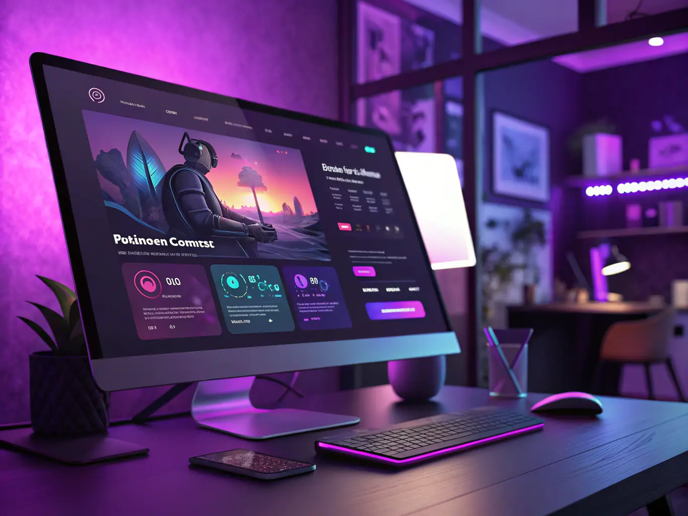 A dynamic web application interface demonstrating Trent Wyman's proficiency in developing interactive and user-friendly web applications.